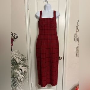 Anthropologie Pilcro Bombshell Tweed Slim Midi Dress